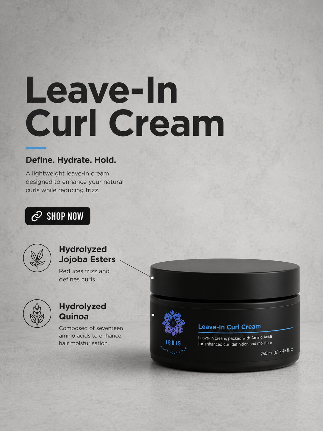 Leave in Curl Cream