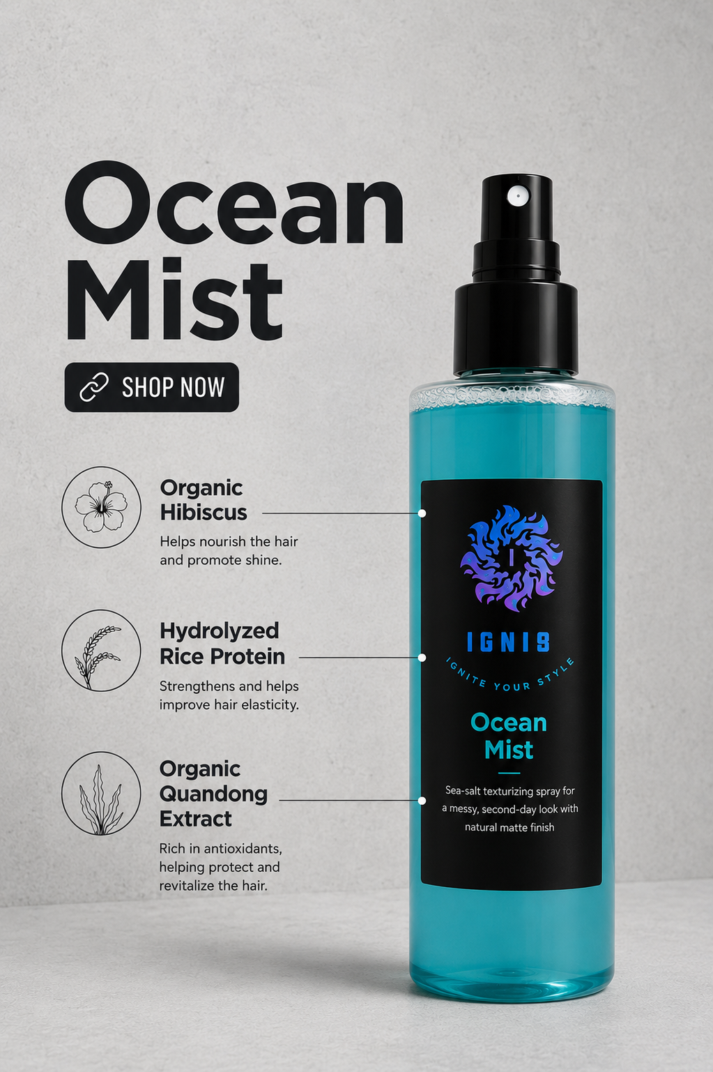 Sea salt spray