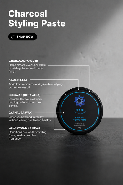 Charcoal Styling Paste